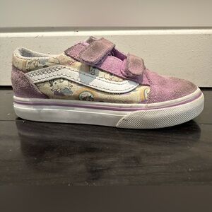 Toddler Purple Unicorn Vans Size 9